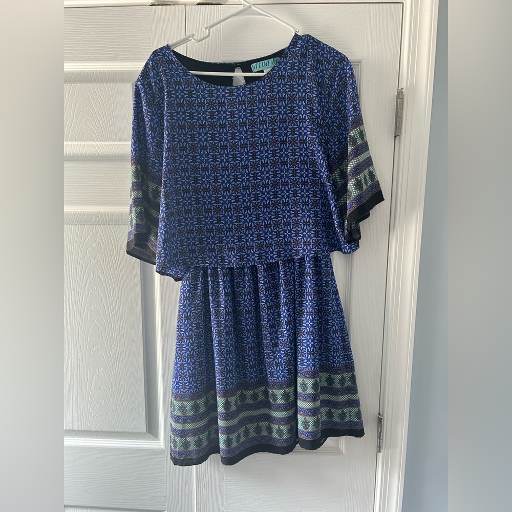 Dina Be Cape Dress